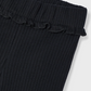 Girl Flare Ribbed Leggings - Black - Mayoral