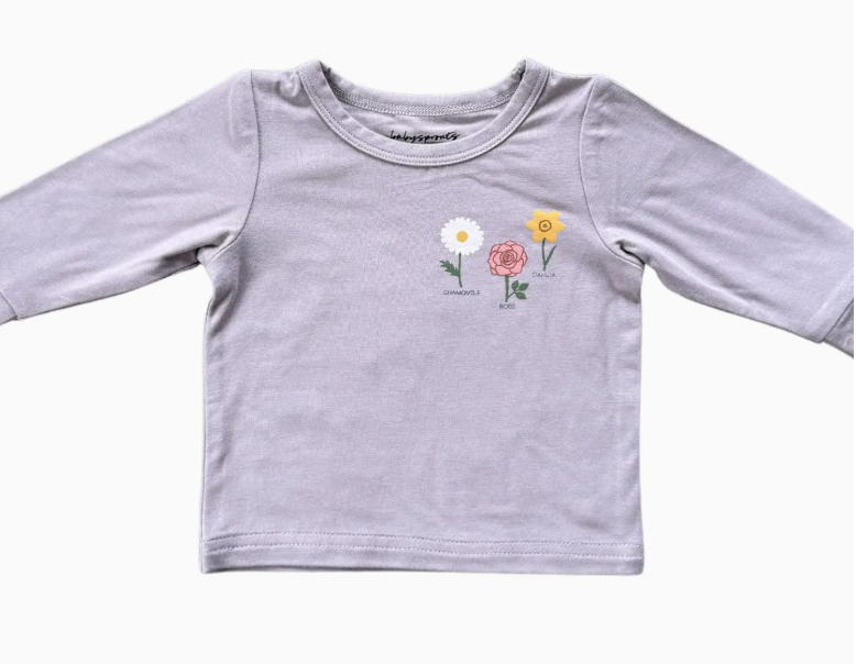 Girl's Long Sleeve Tee "Keep Nature Wild" - BabySproutsCo