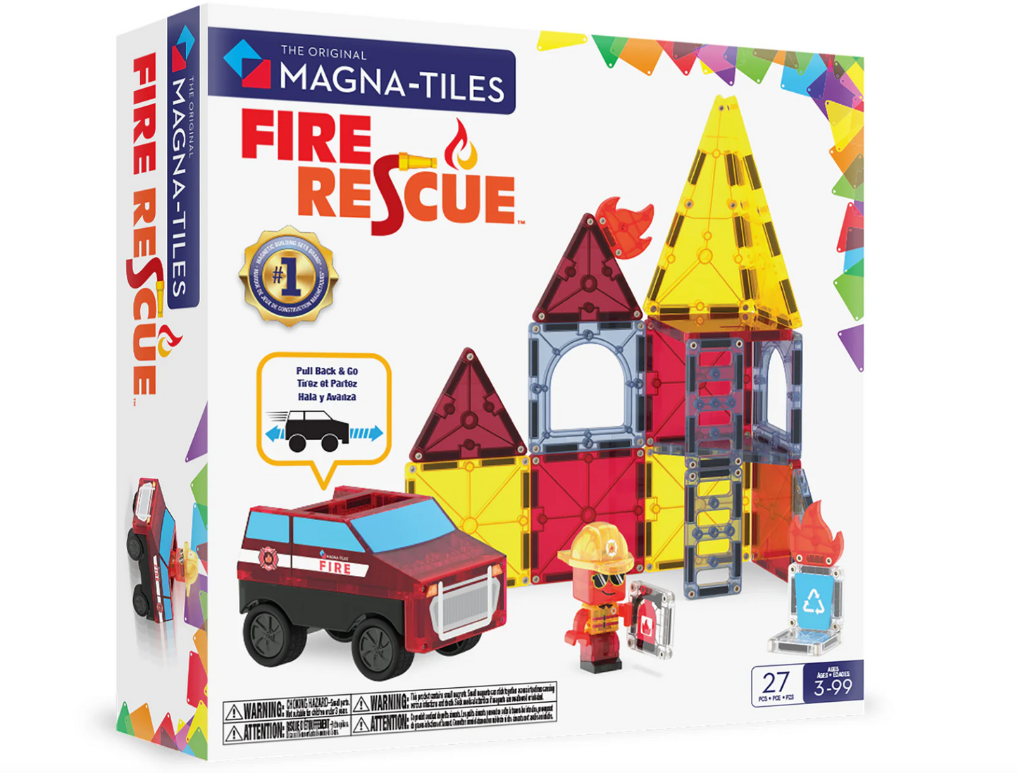 Fire Rescue Set - magnatiles