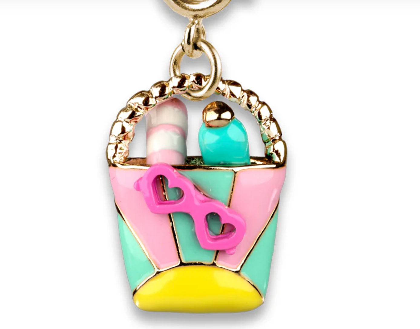 Gold Beach Bag Charm