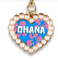 Gold Ohana Pearl Heart Charm