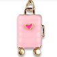 Gold Suitcase Charm