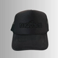 "Mother." Embroidered Trucker Hat- Black