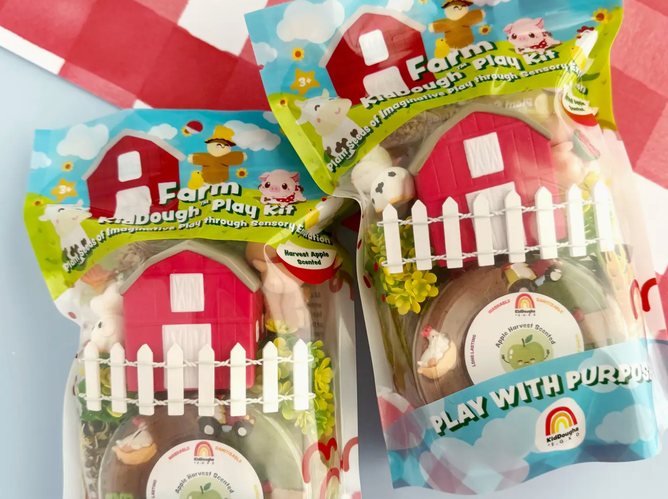 Farm Kiddough Play Kit - Earth Grown KidDoughs (KidDoughs by EGKD)