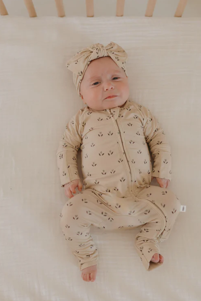 Bamboo Zip Pajamas | Flora - Forever French