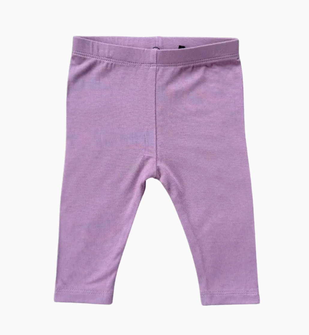 Bamboo Leggings- Dusty Orchid - BabySproutsCo