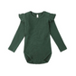 Shoulder Ruffle Bodysuit || Green - Rylee and Cru