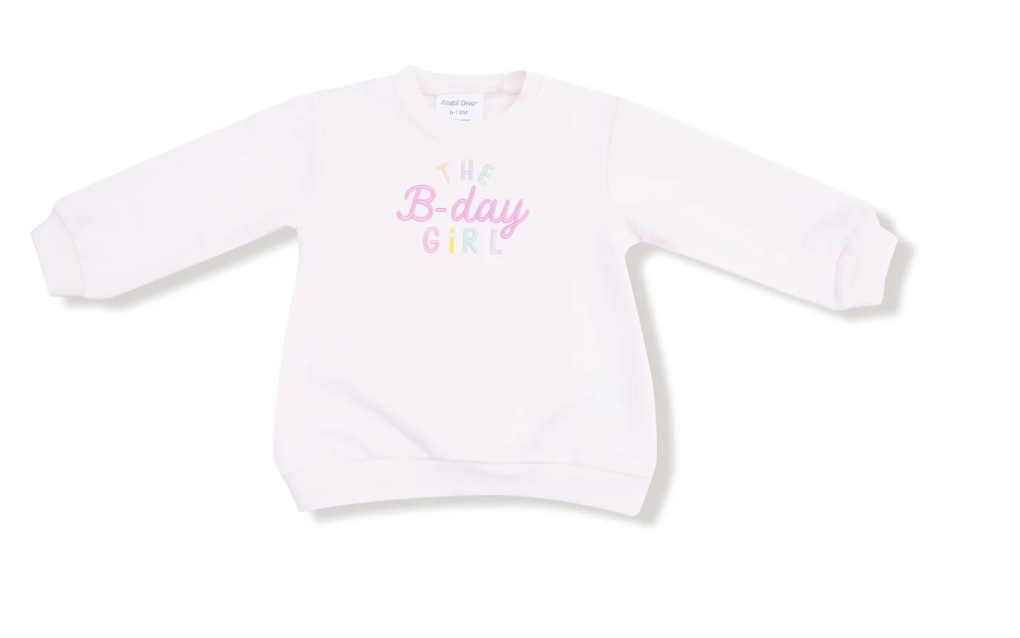 Birthday Girl Oversized Sweatshirt - Angel Dear