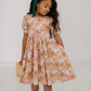 Puff Dress in Pumpkin Bouquet