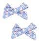 Country Calico  Bow Clips 2 Pack