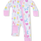 Balloon Animals Pink  Convertible Romper