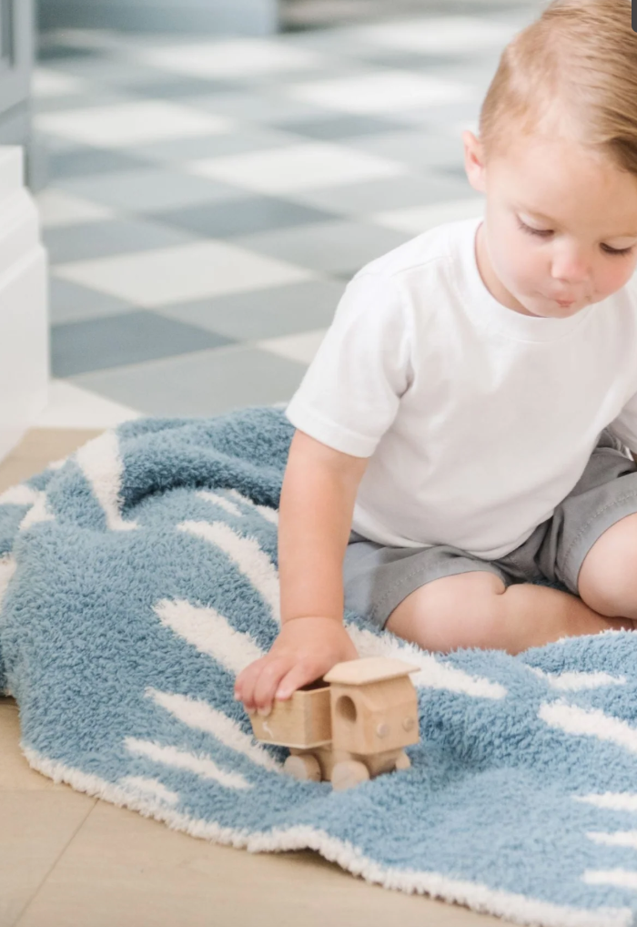 Double Layer Mini Blanket- Triangle - Saranoni