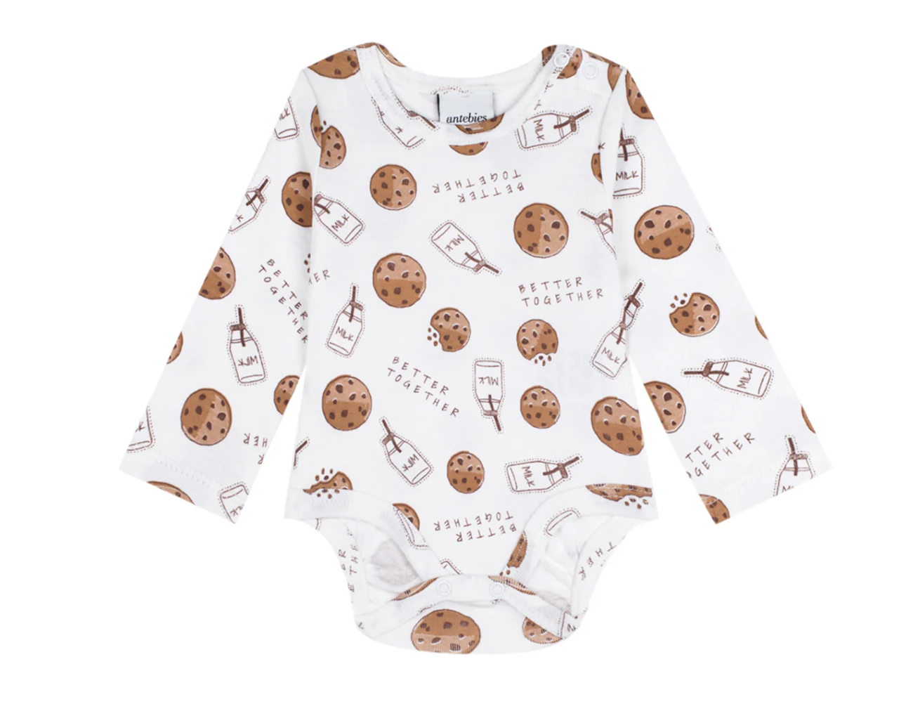 Cookie & Milk Long Sleeve Body Pants Set - Antebies
