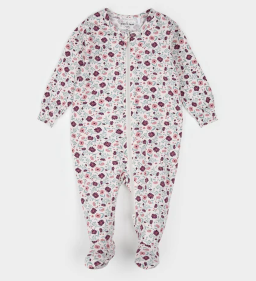 Poppy Floral Jersey Modal Blend Sleeper
