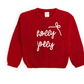 Holly Jolly Bow Christmas Knit Sweater