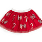 Candy Cane Coquette Sequin Christmas Tutu