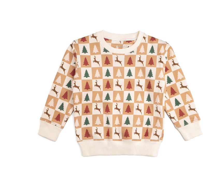 Cabin Christmas Sweatshirt - Natural