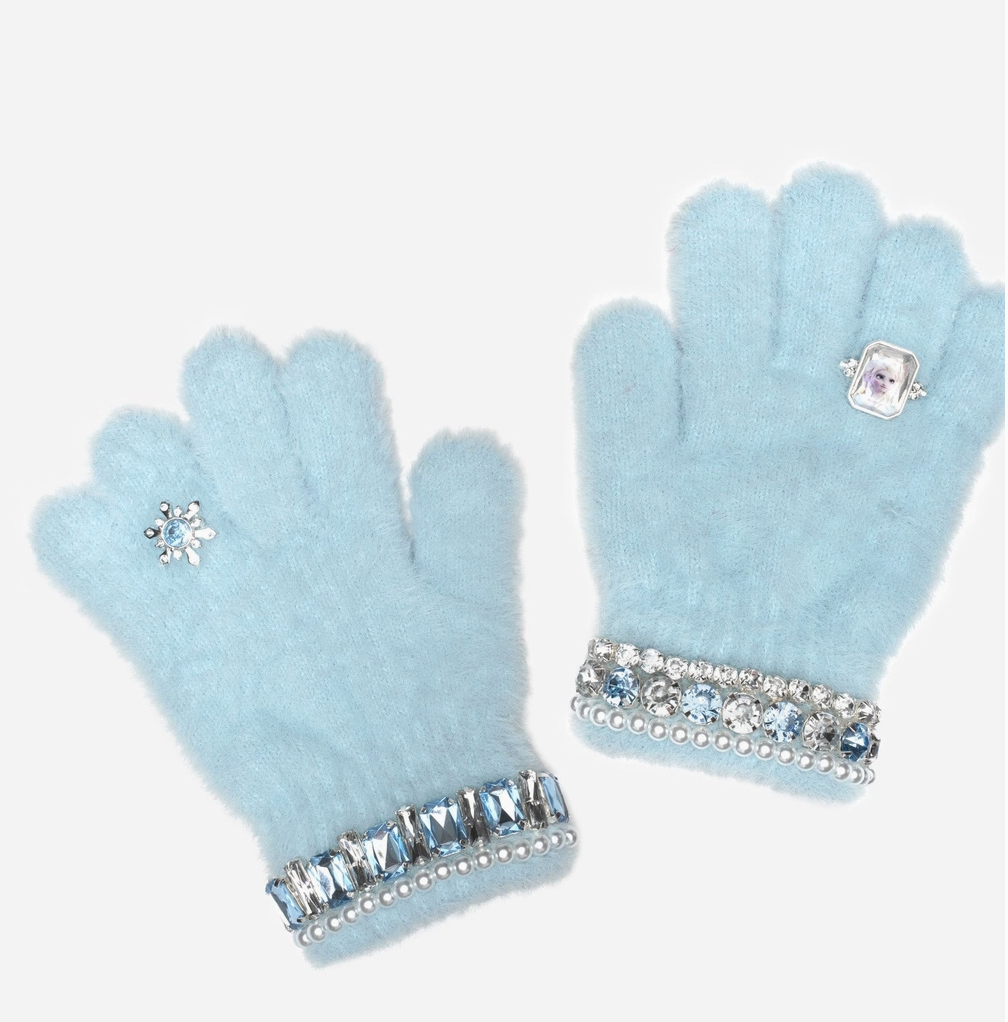 Disney Frozen Elsa Jeweled Gloves - Super Smalls