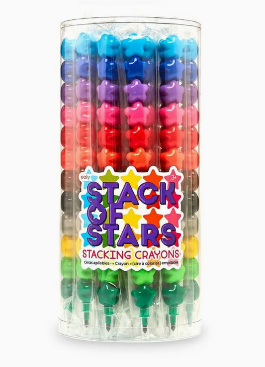 Stack of Stars Stacking Crayons
