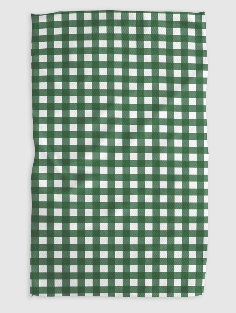 Gigi - Evergreen Tea Towel - Geometry