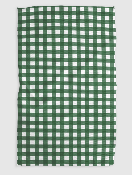Gigi - Evergreen Tea Towel - Geometry