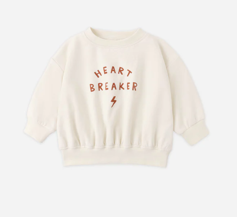 Relaxed Sweatshirt Heart Breaker - Quincy Mae