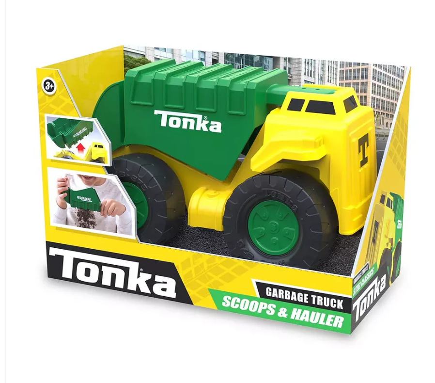 Tonka Scoop and Hauler Garbage Truck - schylling