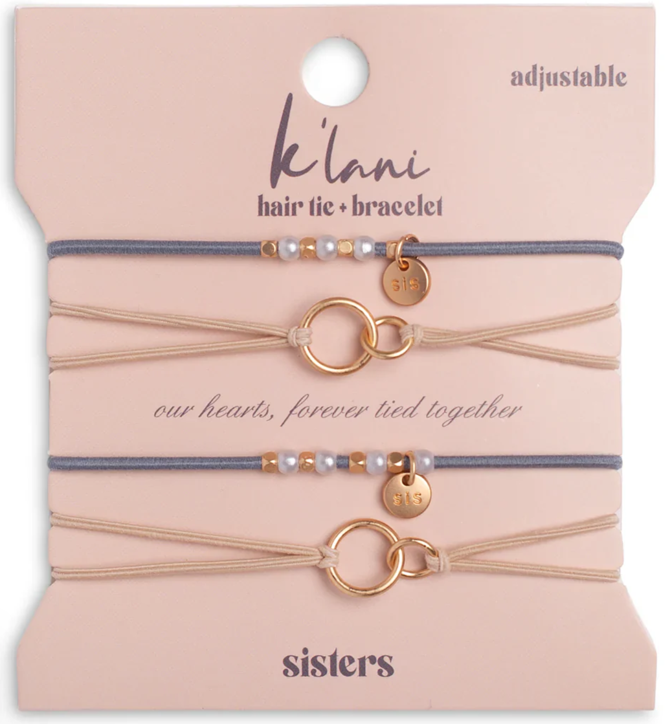 Hair Tie Bracelets- Sisters - Klani