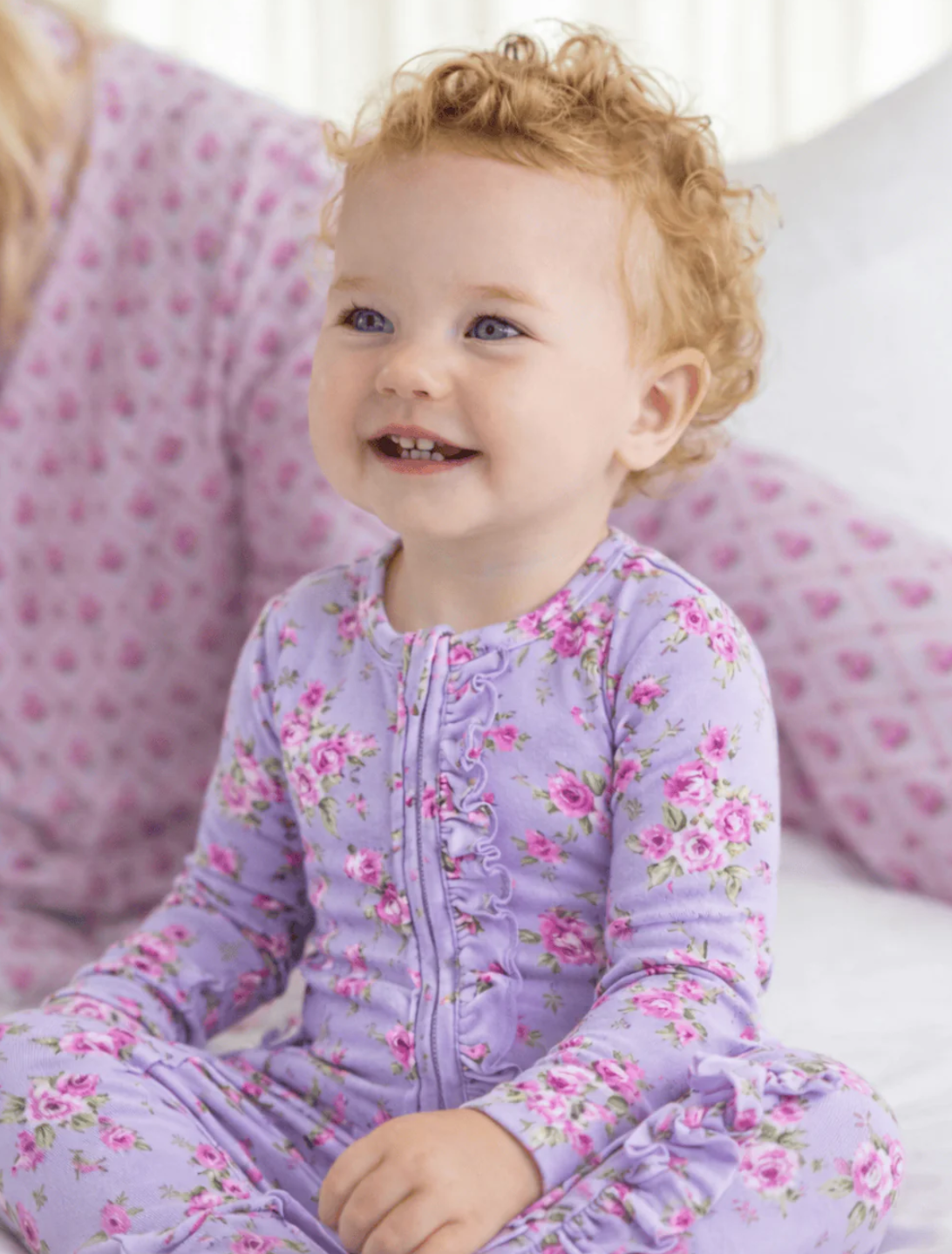 Sylvie Ruffled Zippered Footie - Lev Baby