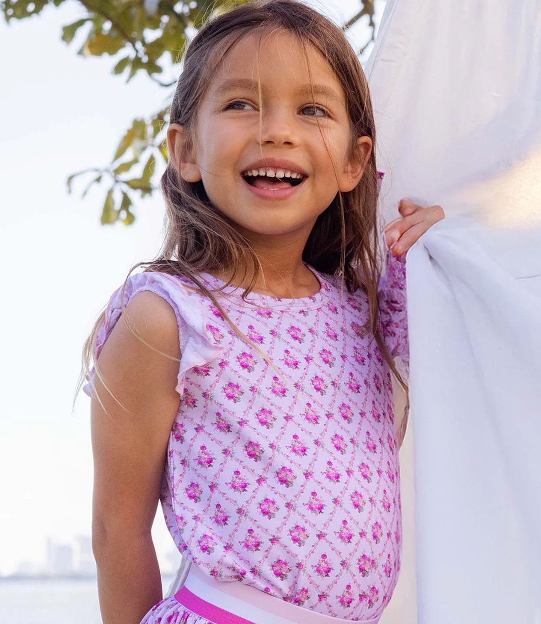 Caroline Flutter Sleeve Top - Lev Baby