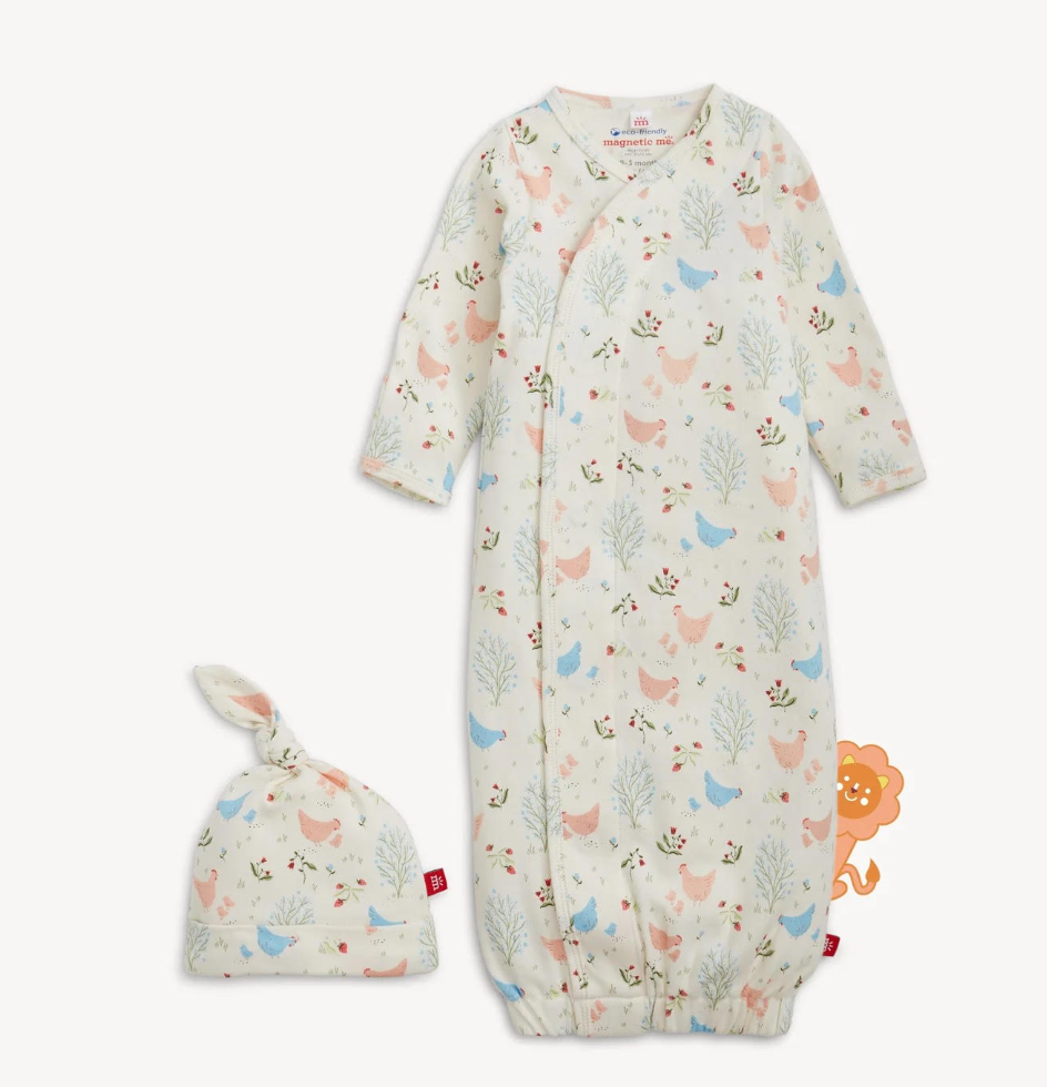 Magnetic Gown & Hat Set- Chicken Tender - Magnetic Me