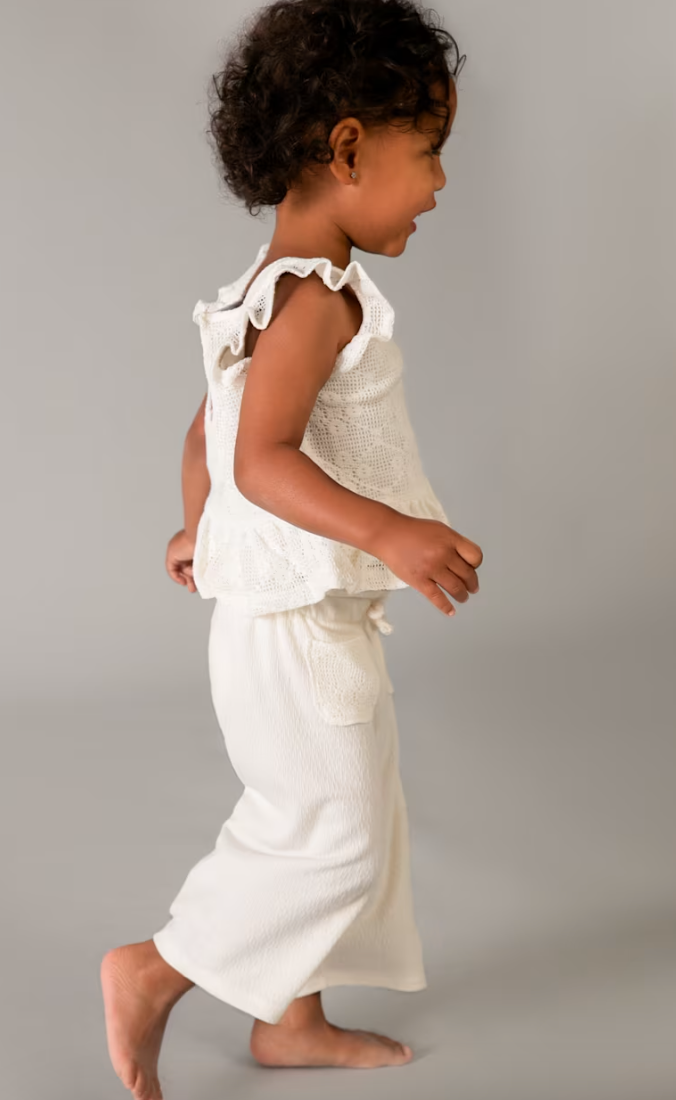 Margot Crochet Pants and Top Set - Mayoral