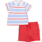Polo with Everyday Short - Preppy Rugby - Angel Dear