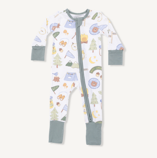 Convertible Romper- Great Outdoors-Camping - Angel Dear