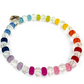 Clear Rainbow Stretch Bead Bracelet - Charm Its