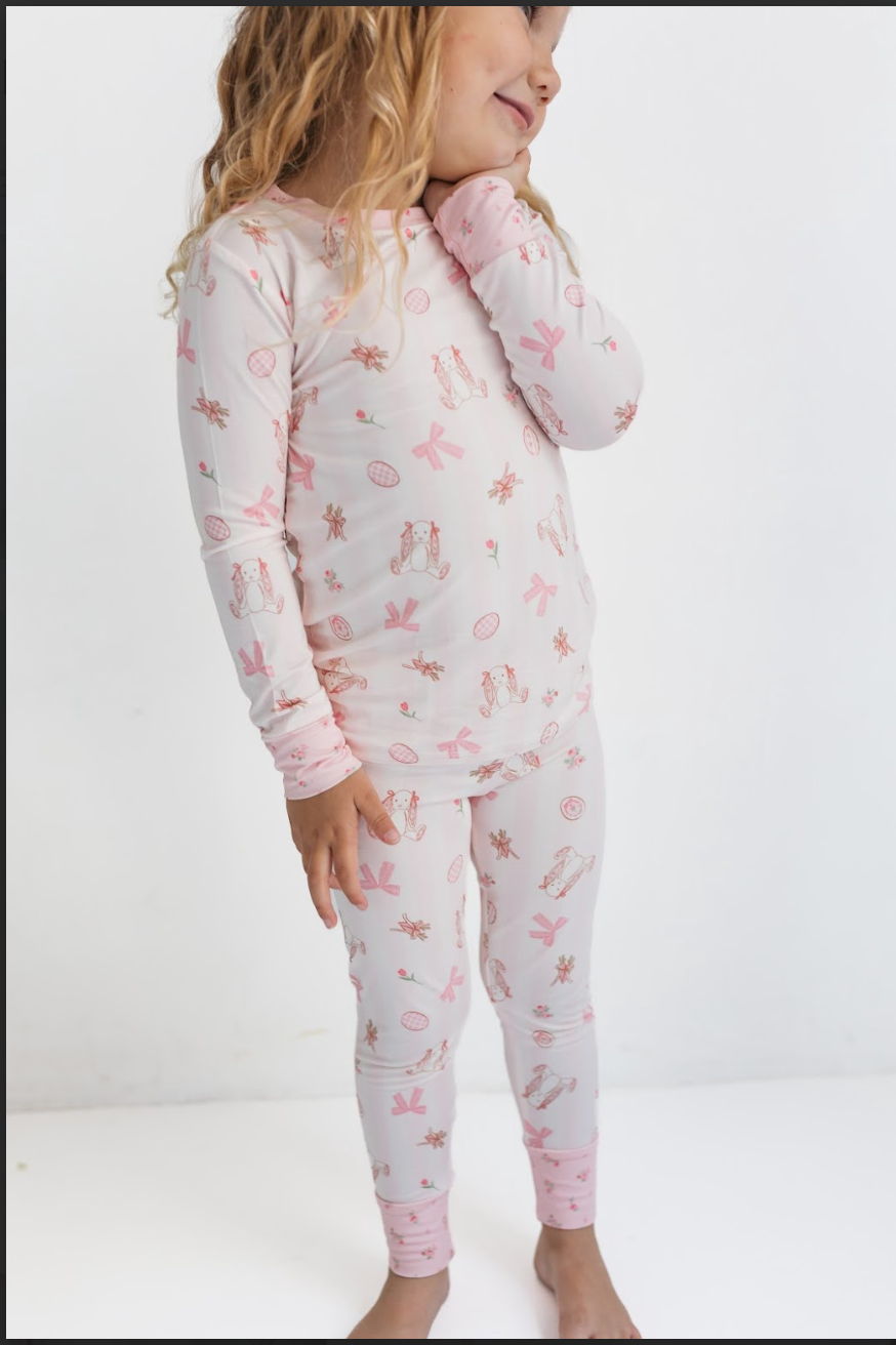 Rosie Rabbit Two Piece Set - Baby Sweet Pea's Boutique