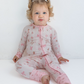Rosie Rabbit Zipper Romper - Baby Sweet Pea's Boutique