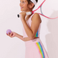 Pink Rainbow Sherbet Sequin Tennis Set - Lola and the Boys
