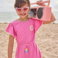 Pink Gems Emoji Romper - Lola and the Boys