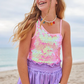 Lavender Metallic Skort - Lola and the Boys