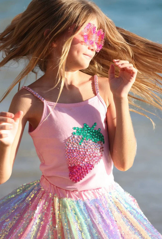 Strawberry Gems Tank Top - Lola and the Boys