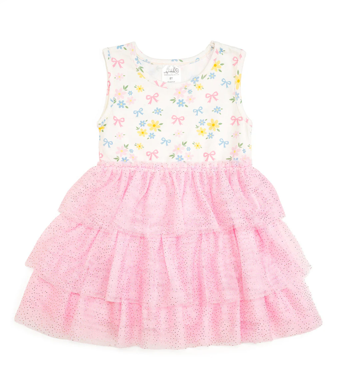 Sweet Floral Tank Tutu Dress