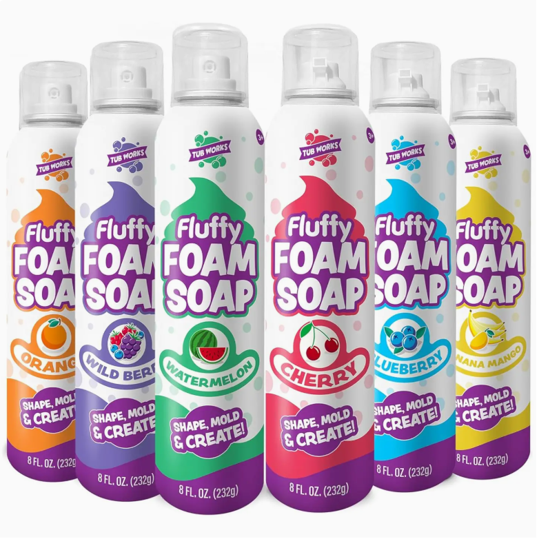 Tub Works Fluffy Foam Soap - Sweet Pea Kids
