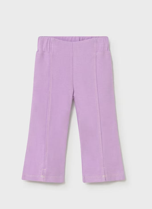 Purple Flare Knit Leggings - Mayoral