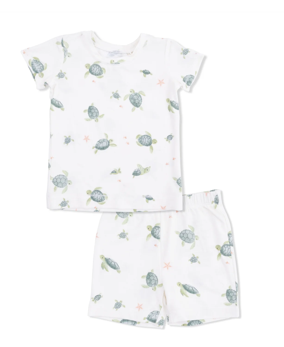 Loungewear Short Set- Sea Turtles
