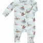 Little Duckling Zipper Footie