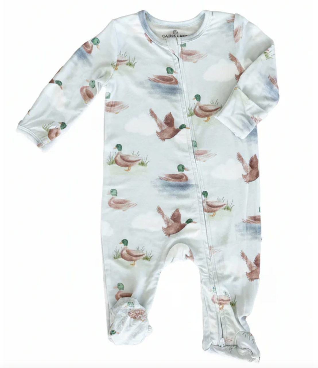 Little Duckling Zipper Footie