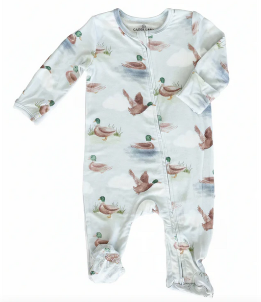 Little Duckling Zipper Footie