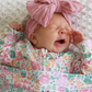 Willow's Whimsy Floral Ruffle Zipper Footie - Caden Lane