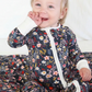 Midnight Meadow Convertible Zip Romper